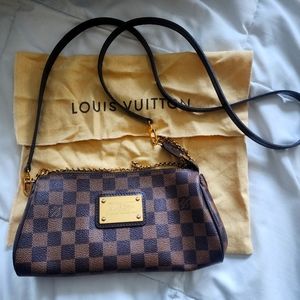 Louis Vuitton Damier Ebene EVA Pouchette